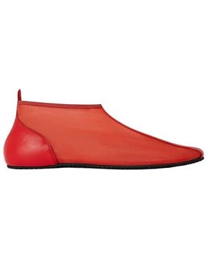GIMAGUAS Mesh Bailarina Boot Flat - Pink