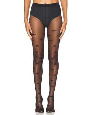 Dolce & Gabbana Logo Tights - Blue