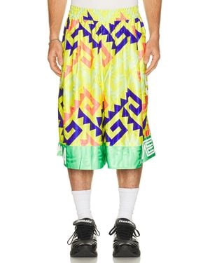 adidas Originals X Willy Chavarria Portero Shorts - Yellow