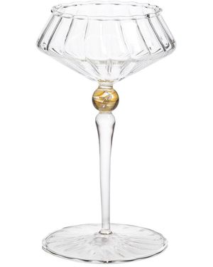 The Favorites Ondine Fluted Coupe Cocktail Glass - White