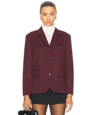 Bode Riding Twill Lillian Jacket - Purple