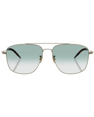 Oliver Peoples Aviator Sunglasses - Green