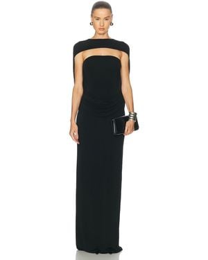 Sportmax Mambo Jersey Cut Out Dress - Black