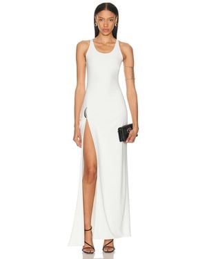 GRACE LING Claw Slip Dress - White