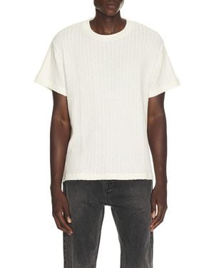 Honor The Gift Cable Knit Tee - White