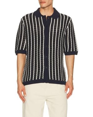 Rag & Bone Crochet Dalton Shirt - Black