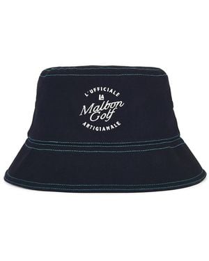 Malbon Golf Artigianale Bucket Hat - Blue