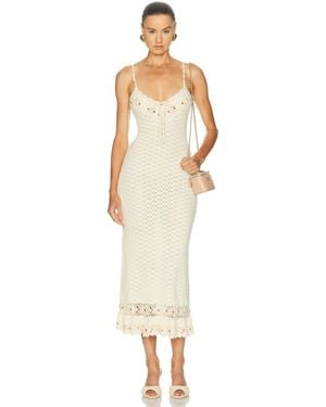Mirror Palais Rosarium Lady Length Dress - White
