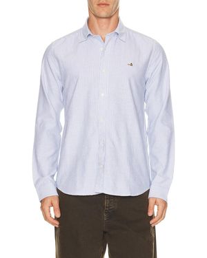 Edmmond Studios Duck Striped Shirt - White
