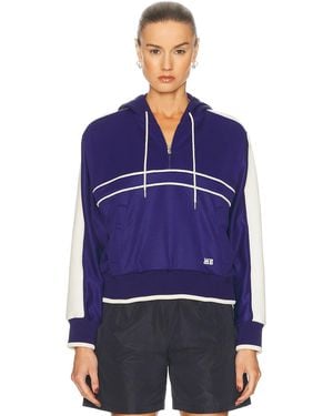 Wales Bonner Mantra Hoodie - Blue