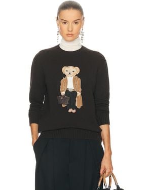 Ralph Lauren Bear Sweater - Black