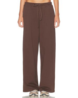 Year Of Ours Wide Leg Sweatpant - Brown