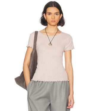 Skall Studio Edie Cap Sleeve Top - Gray
