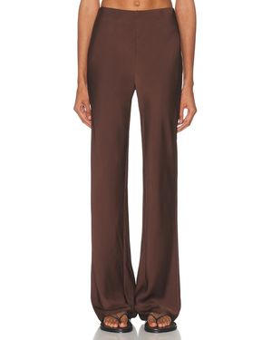 SRG Lennon Silk Pant - Brown