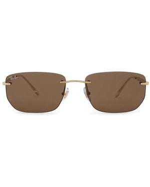 Ray-Ban Rectangular Rimless Sunglasses - Multicolor
