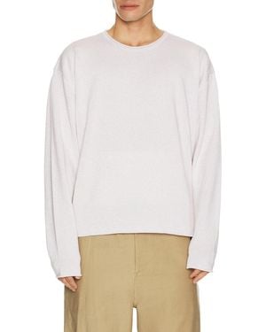 LE17SEPTEMBRE Melange Pullover - White