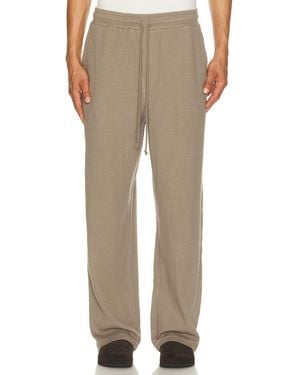 Skims Waffle Straight Leg Pant - Natural