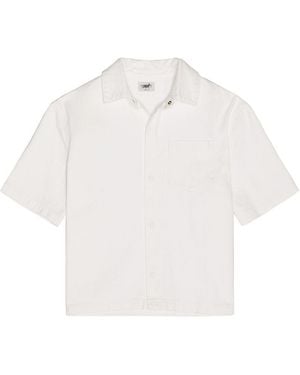 Siegelman Stable Short Sleeve Button Down - White