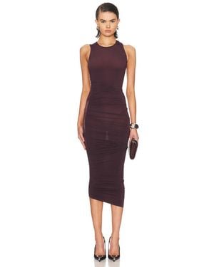 Wolford Sheer Drape Dress - Red