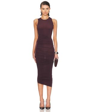Wolford Sheer Drape Dress - Red