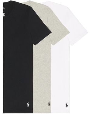 Polo Ralph Lauren Classic Fit Cotton 3 Pack Undershirt - Black