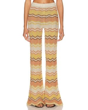 retroféte Amira Pant - Yellow