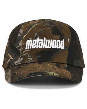 METALWOOD STUDIO Metal Logo 5-Panel Hat - Black