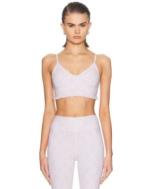 LoveShackFancy Erza Bra Top - White