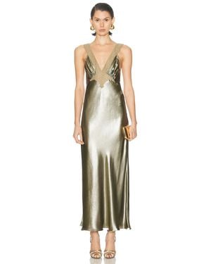 Saint Laurent Long Dress - White