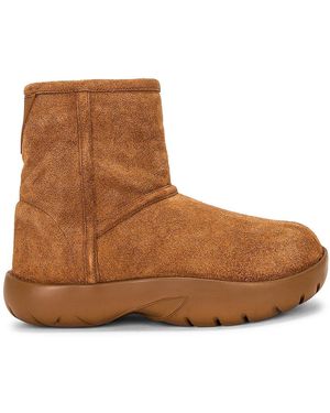 Bottega Veneta Snap Ankle Boot - Brown