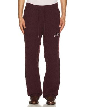 Honor The Gift Cable Knit Pant - Purple
