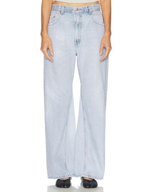aligrace Vintage Wide Leg Jeans - Blue
