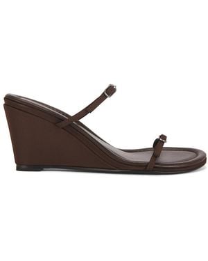 St. Agni Petit Belt Detail Wedge - White