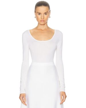 Gabriela Hearst Emily Bodysuit - White
