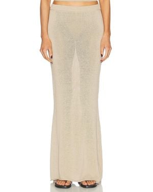 SER.O.YA Kora Knit Maxi Skirt - Natural