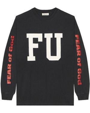 Fear Of God Relaxed Freedom Ls Tee - Black