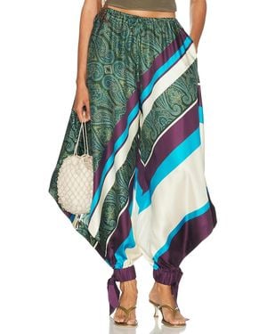 ALÉMAIS Joni Silk Pant - Blue