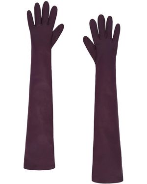 Balenciaga Long Gloves - Purple