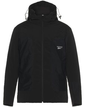 Reebok X Kanghyuk Stitched Logo Padded Jacket - Black
