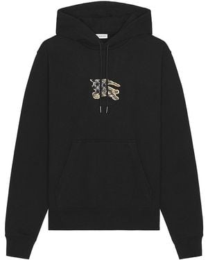 Burberry Simon Ekd Hoodie - Black