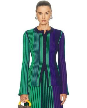 Simon Miller Misha Knit Cardigan - Green
