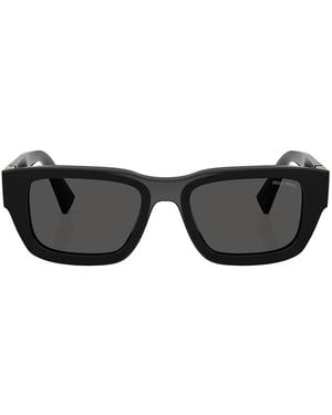 Miu Miu Square Sunglasses - Black