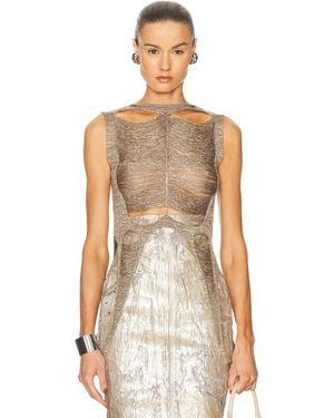 Rick Owens Tanja Top - Metallic