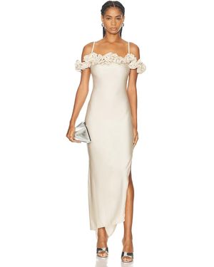 Coperni Ruffle Dress - White