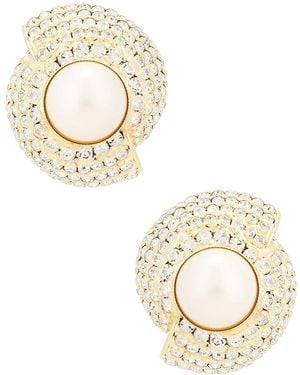 ROWEN ROSE Oversized Earrings - Metallic