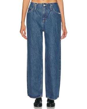Moussy Macclenny Wide Leg Jeans - Blue