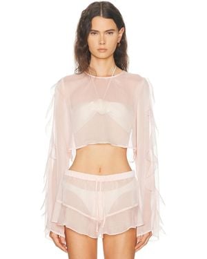 Shani Shemer Thoma Cropped Top - White