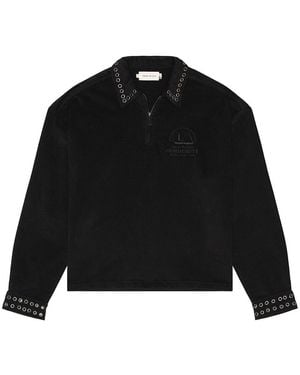 Honor The Gift Brushed 1/4 Zip Sweater - Black