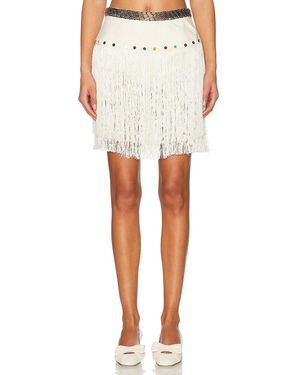 Bode Raffle Skirt - White