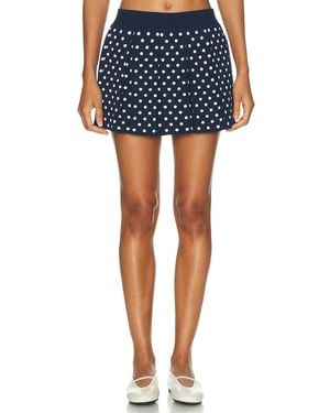 Sandy Liang Ermine Skirt - Blue